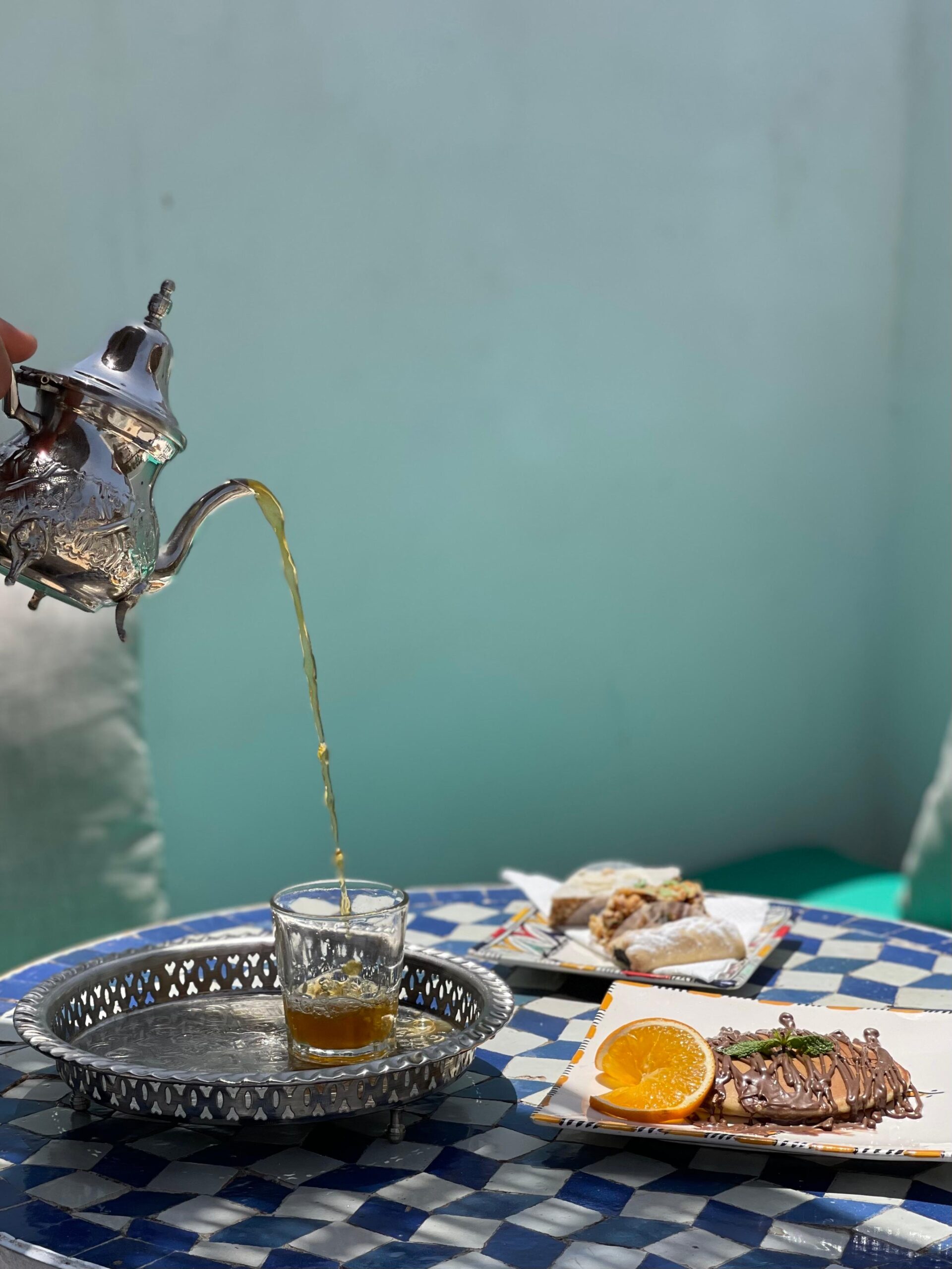 moroccan riad breakfast
