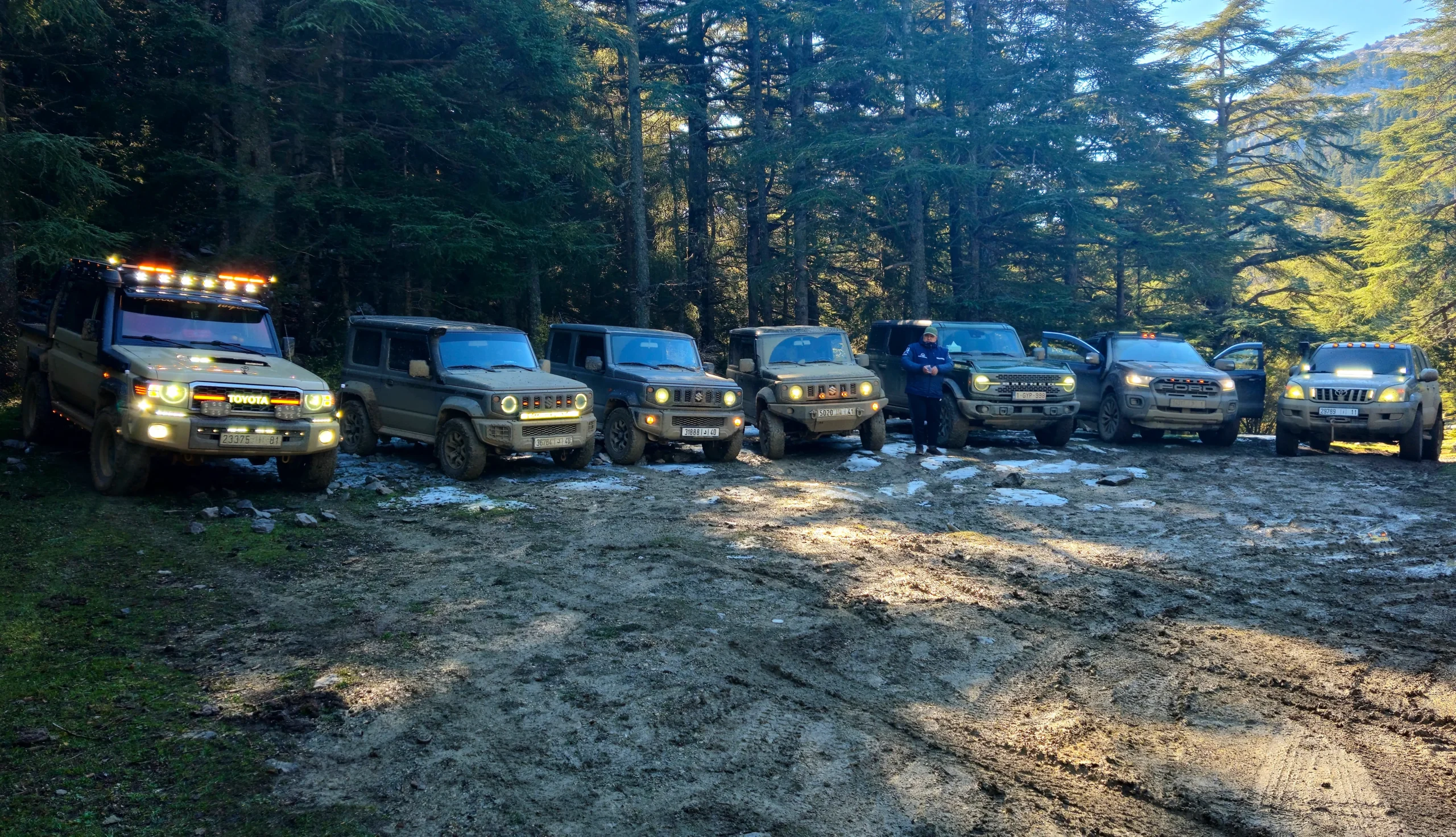 Small group enjoying off-road tour adventure in Morocco