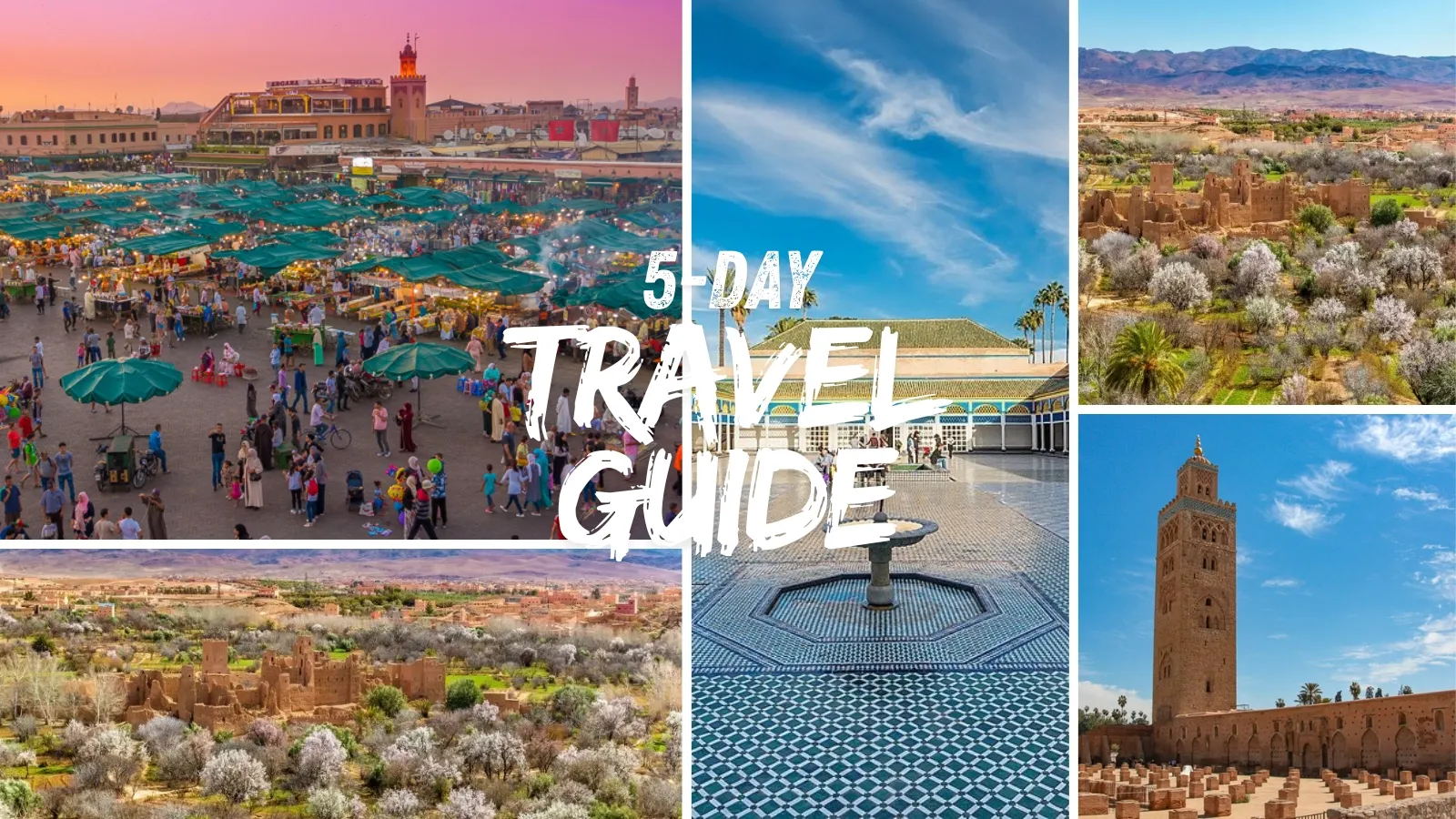 Marrakech itinerary
