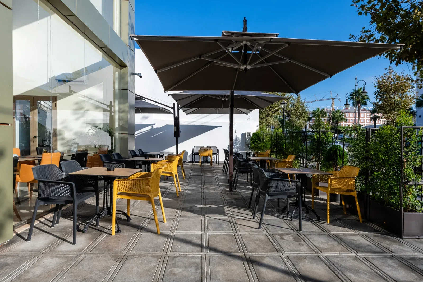 International cuisine served at La Plaza Restaurant Tangier